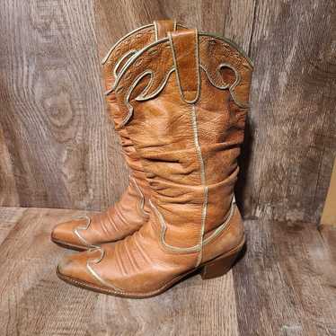 Cowgirl Cowboy Western Boots Size Women's  9.5 Le… - image 1