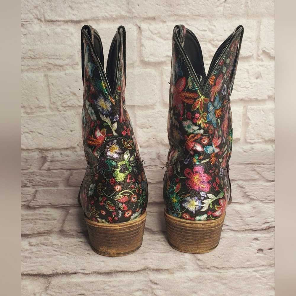 Roper Ingrid floral cowgirl boots size 10 women's… - image 5
