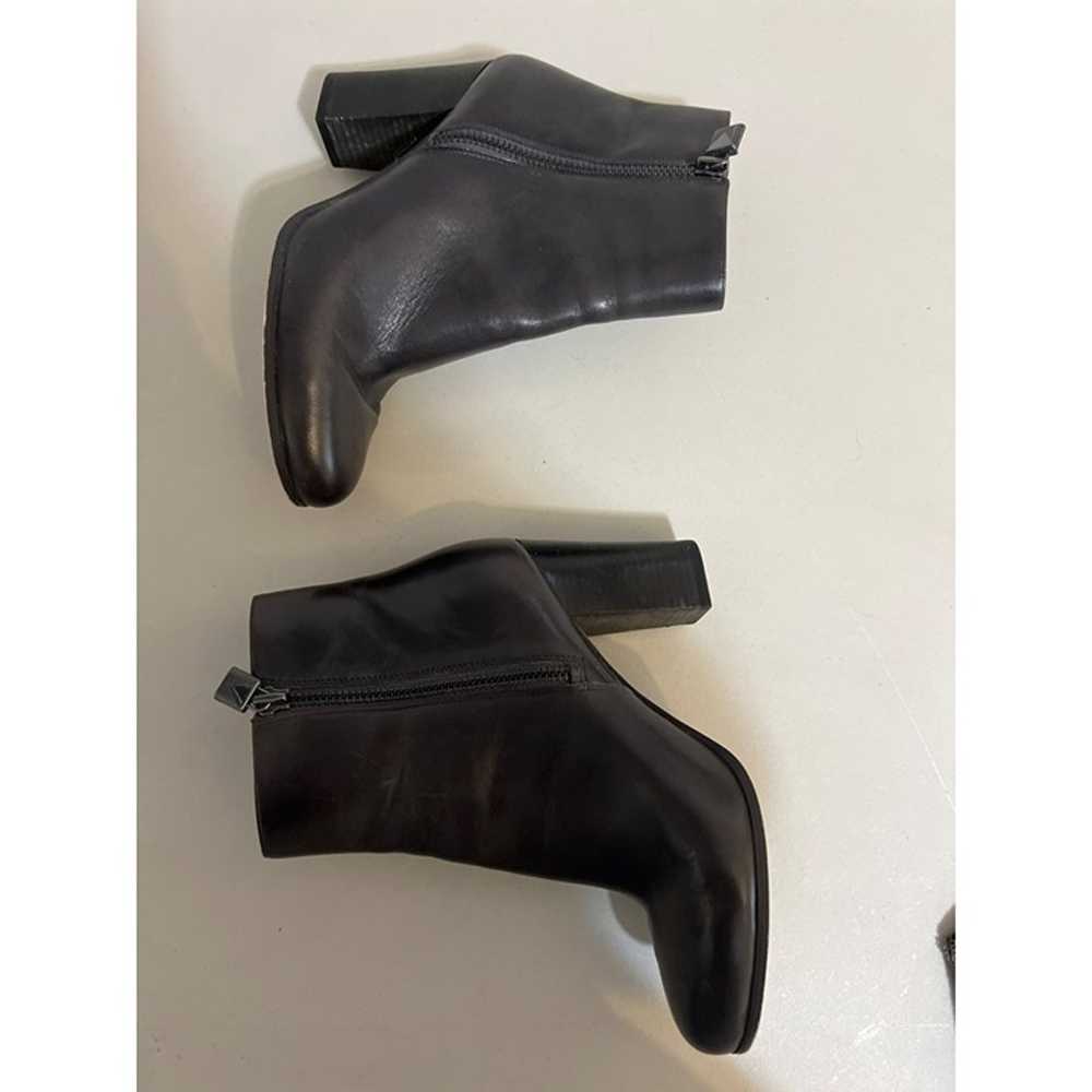 MICHAEL Michael Kors Leather Black Heeled Bootie … - image 3