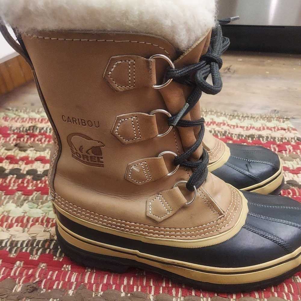 Gently used Sorrel Waterproof winter boots. - image 2