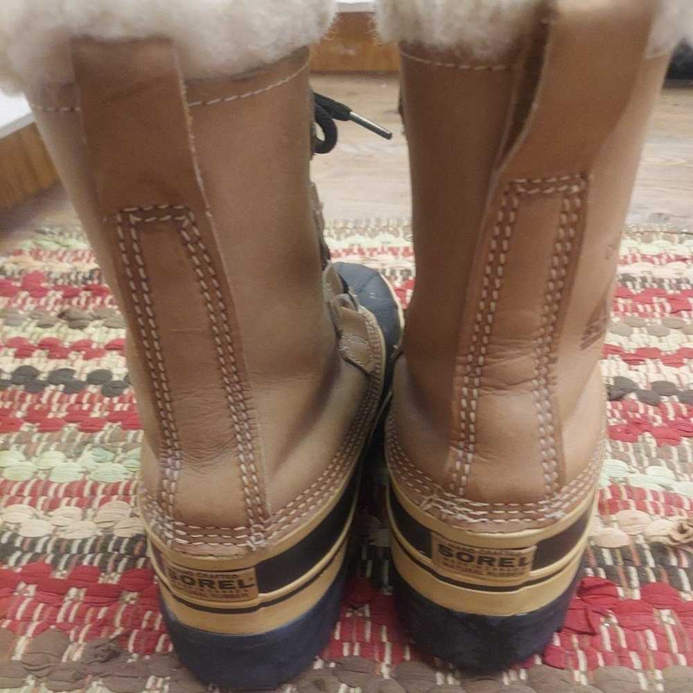 Gently used Sorrel Waterproof winter boots. - image 3