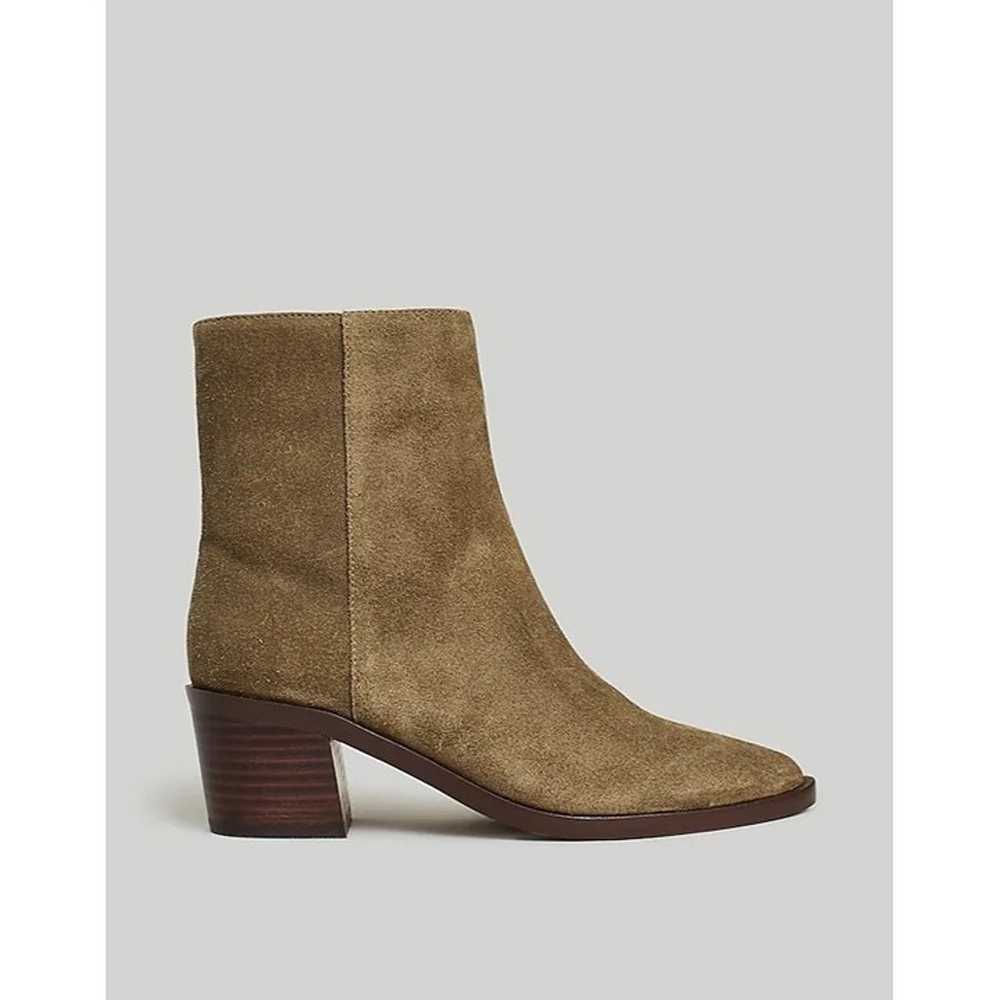 Madewell The Darcy Ankle Boot in Burnt Olive Suede - image 2