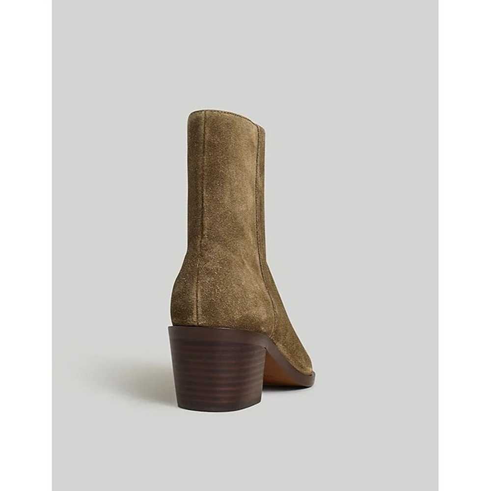 Madewell The Darcy Ankle Boot in Burnt Olive Suede - image 3