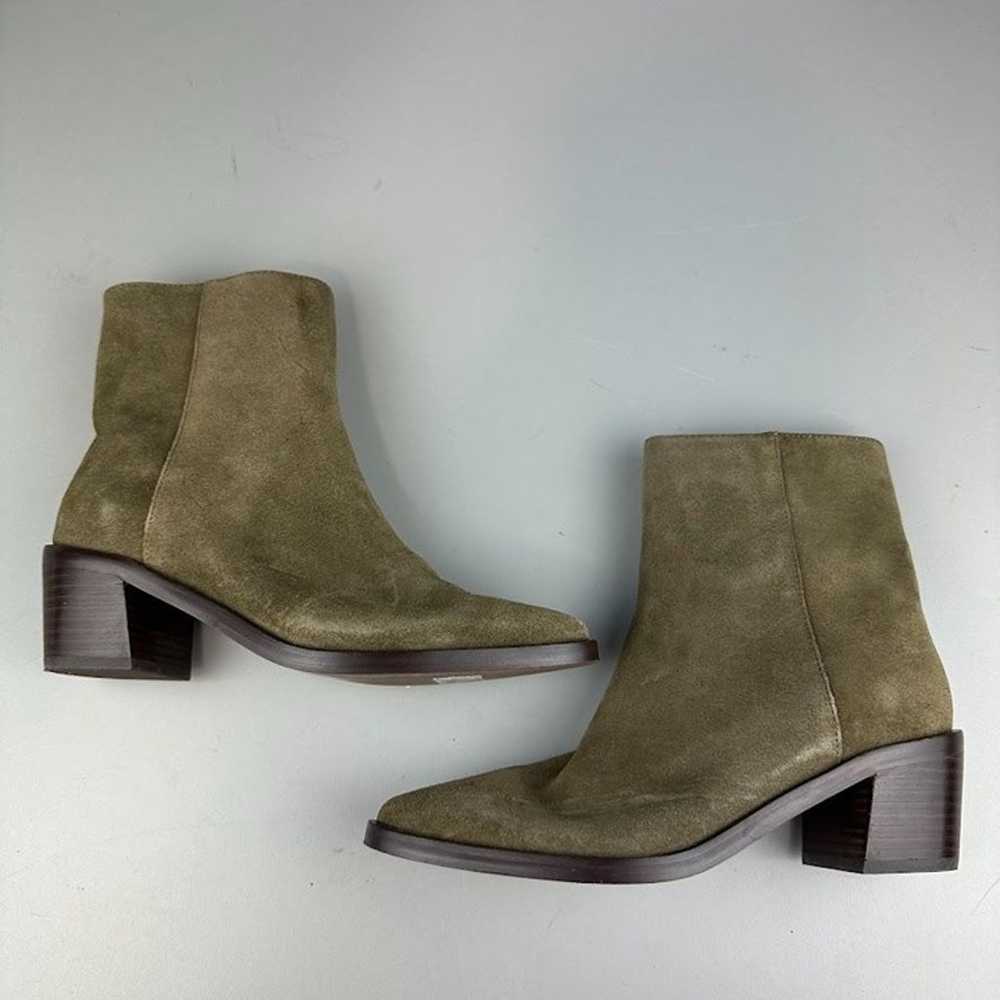 Madewell The Darcy Ankle Boot in Burnt Olive Suede - image 6
