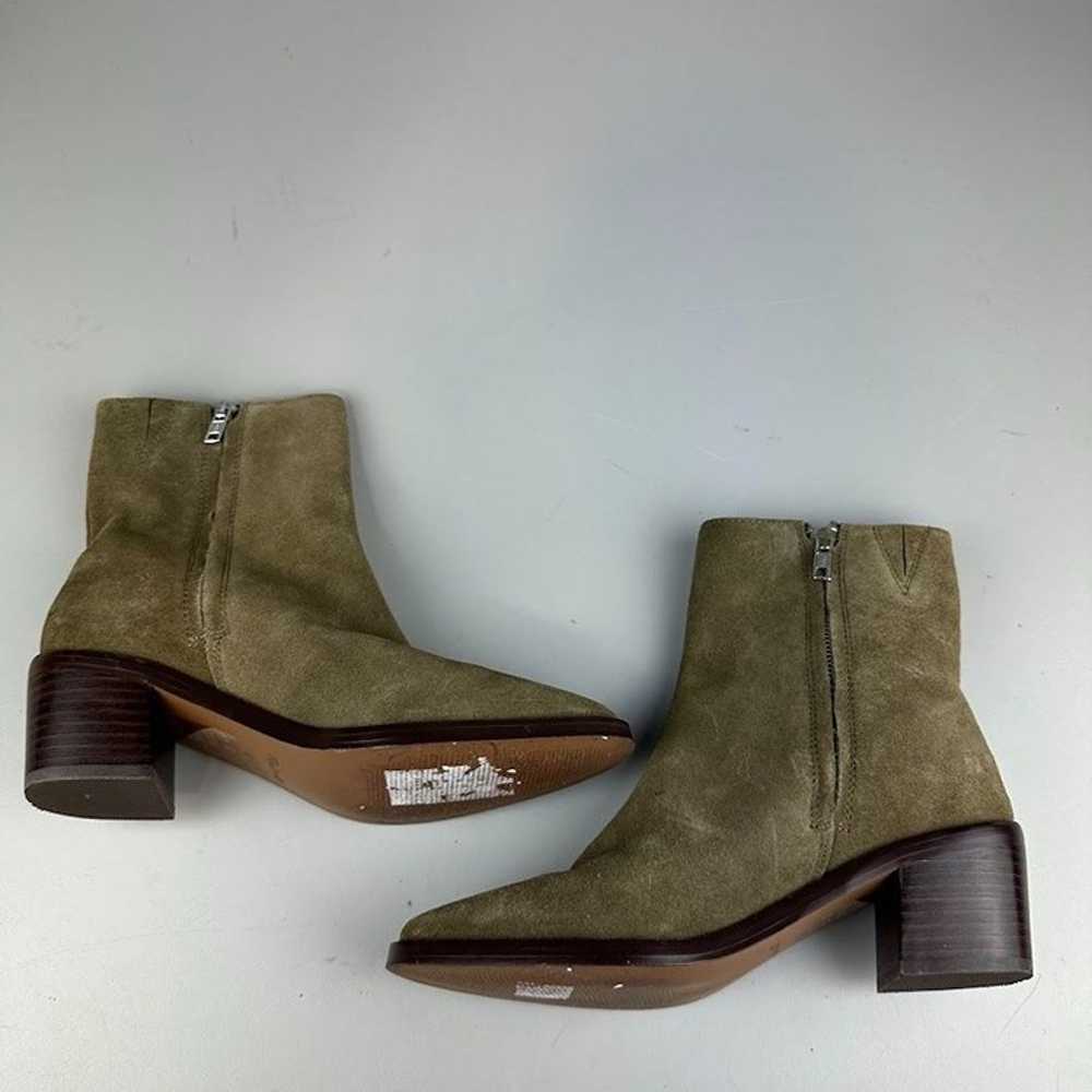 Madewell The Darcy Ankle Boot in Burnt Olive Suede - image 8