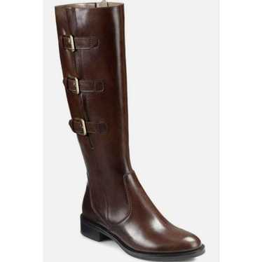 ECCO Hobart Brown Leather Riding Boot Size 39