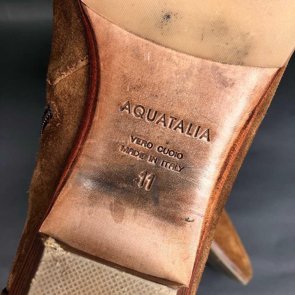 Aquatalia vero cuoio ankle boots size 11W preowned - image 2