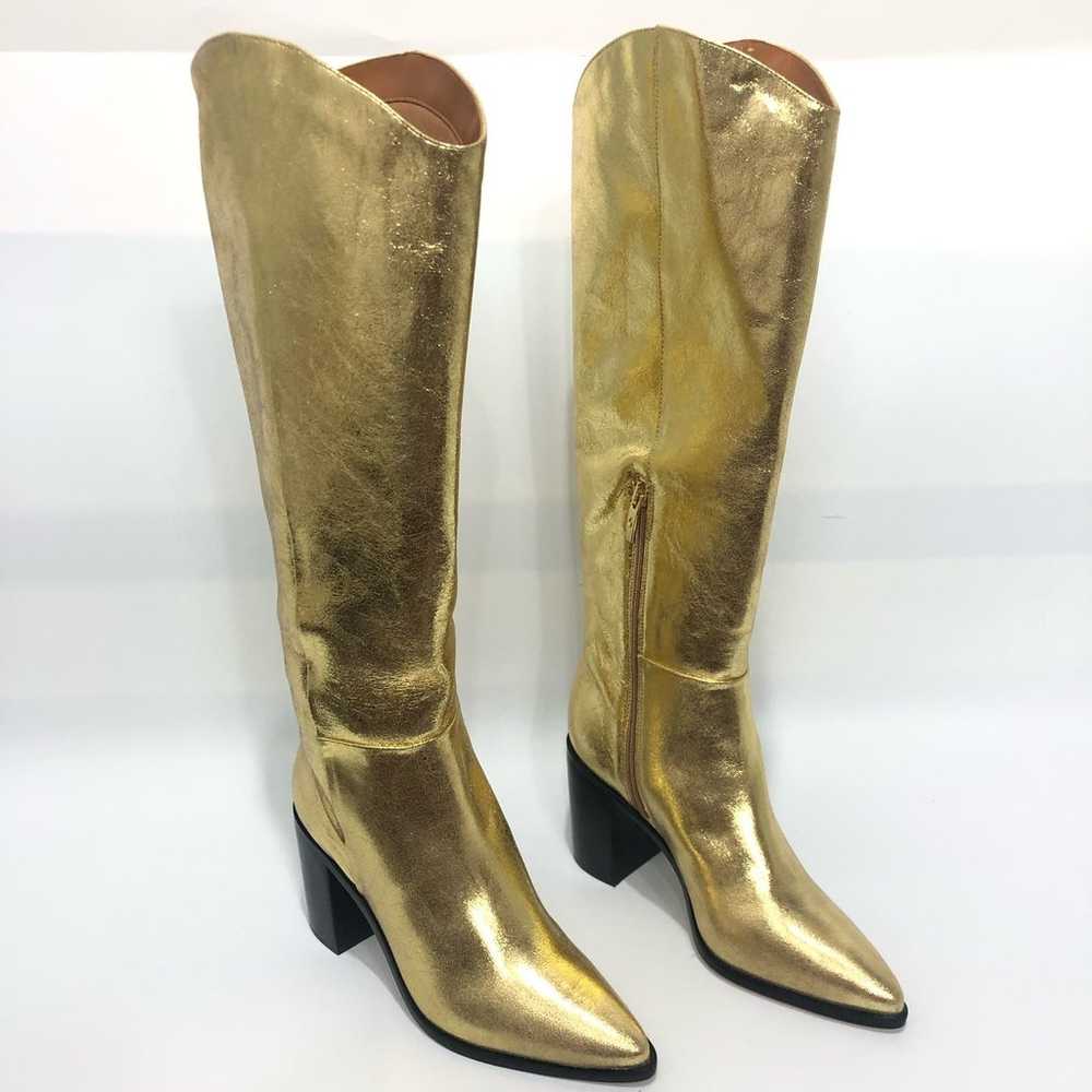 Sarto By Franco Sarto Ticada Knee High Boot Gold … - image 3