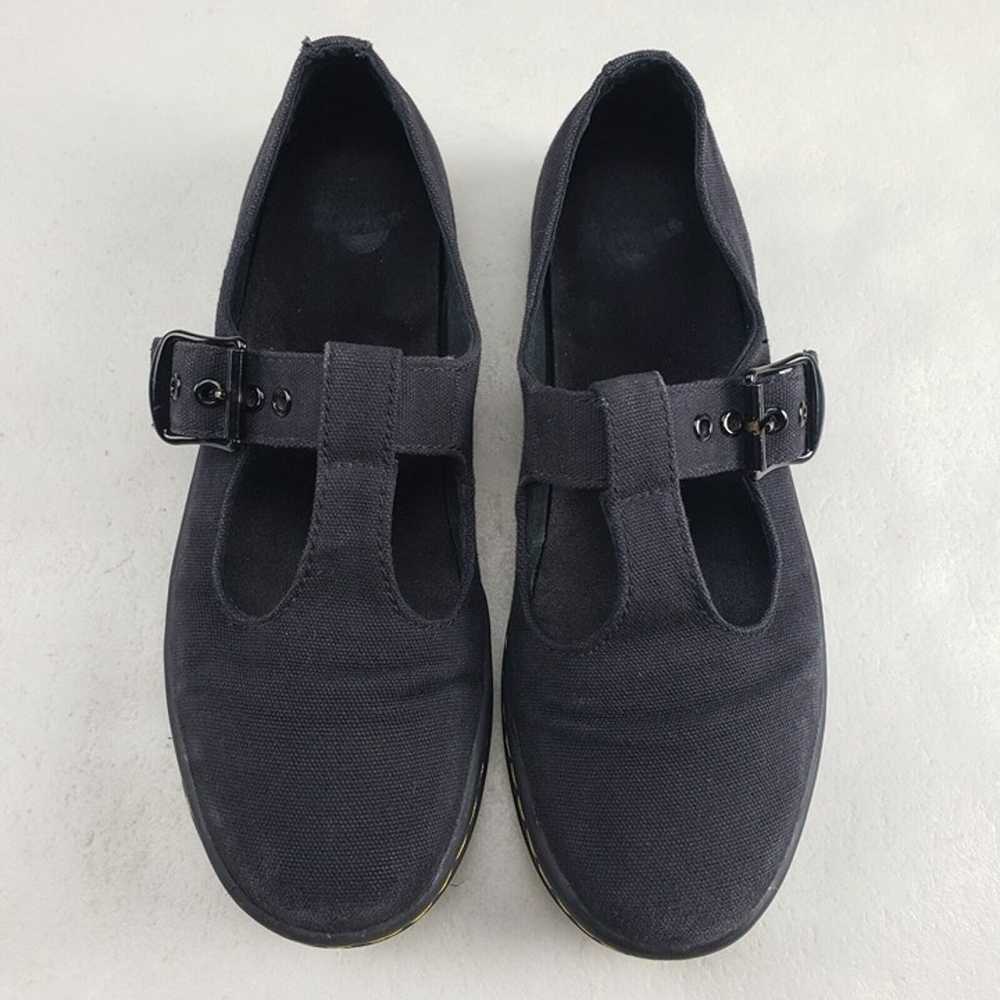 Dr Martens Woolwich T Bar Shoe Womens 7 Black Can… - image 2
