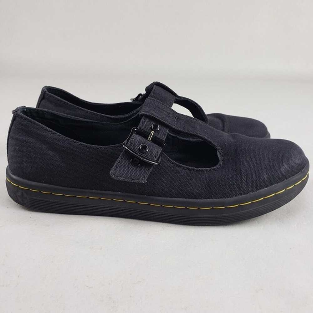 Dr Martens Woolwich T Bar Shoe Womens 7 Black Can… - image 4