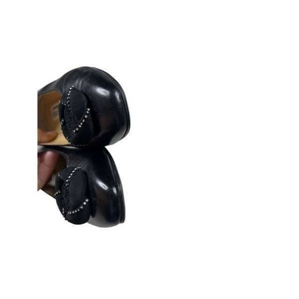 Nina Ricci Women's Black Genuine Leather Pumps He… - image 12