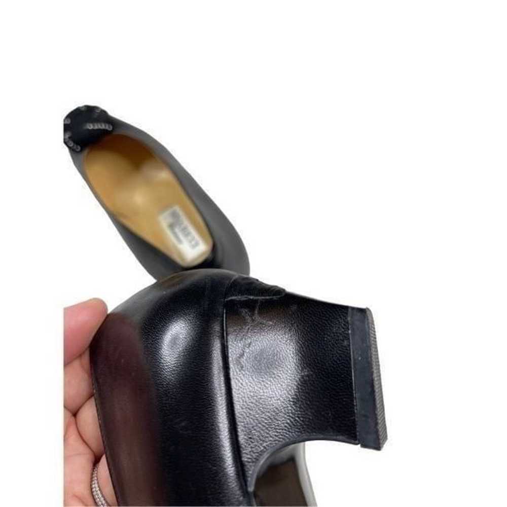 Nina Ricci Women's Black Genuine Leather Pumps He… - image 3