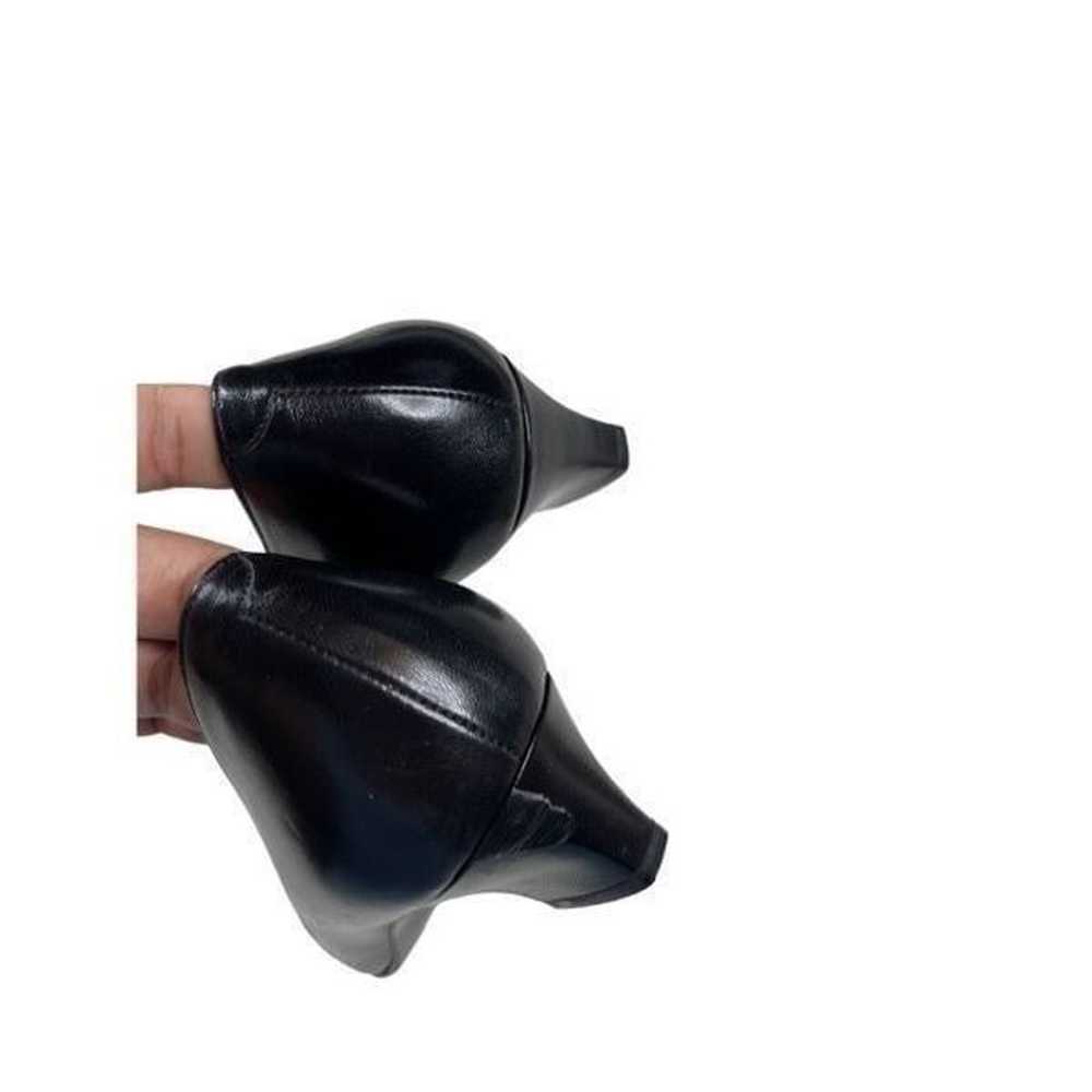 Nina Ricci Women's Black Genuine Leather Pumps He… - image 7