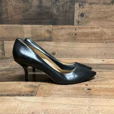 Via Spiga Women’s Size 8 Heels Black Italian Leat… - image 1