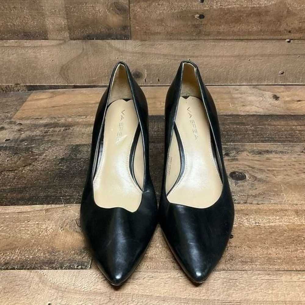 Via Spiga Women’s Size 8 Heels Black Italian Leat… - image 2
