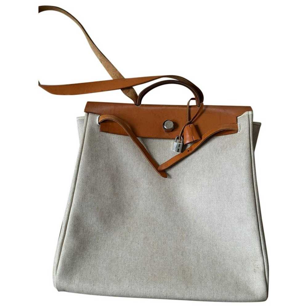 Hermès Herbag cloth handbag - image 1