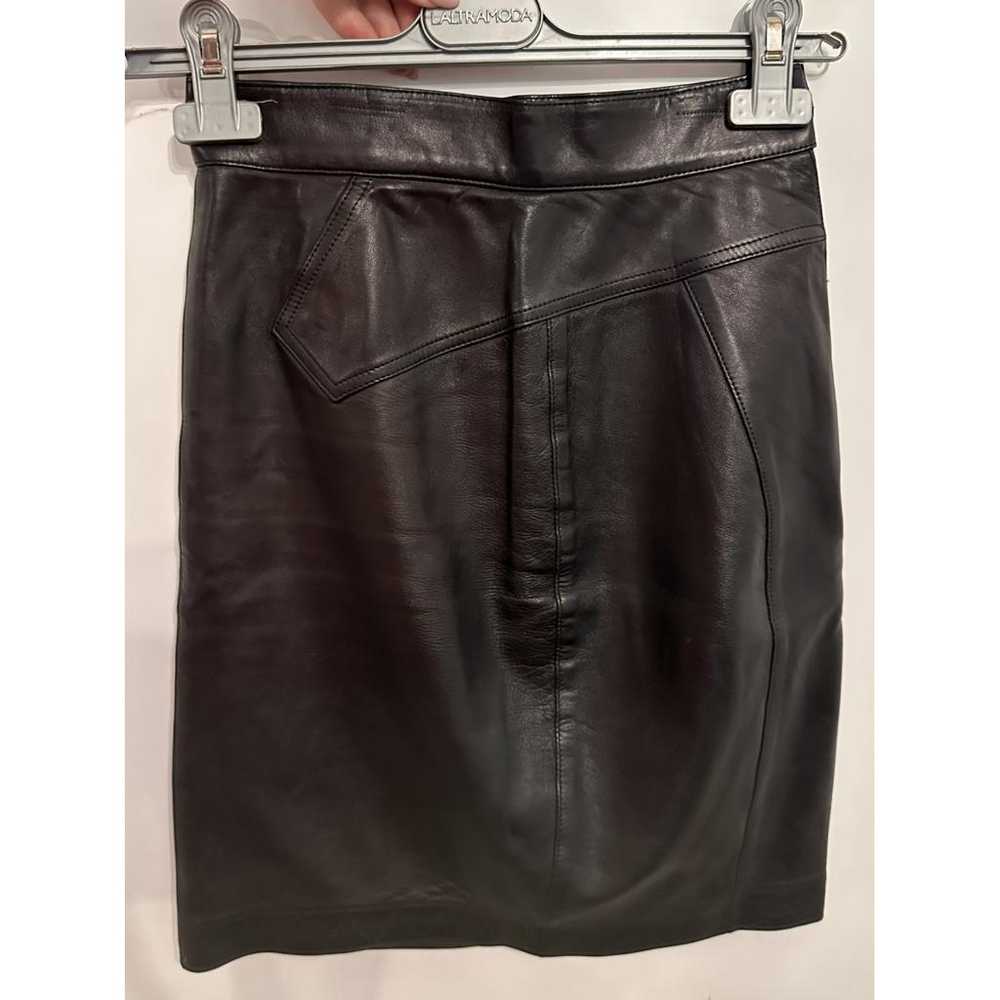 Alaïa Leather skirt - image 2