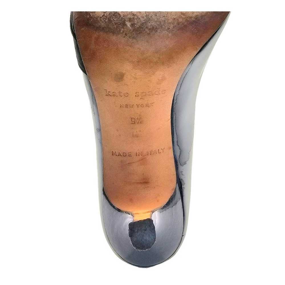 Kate Spade Black Patent Leather High Heel Pump wi… - image 12