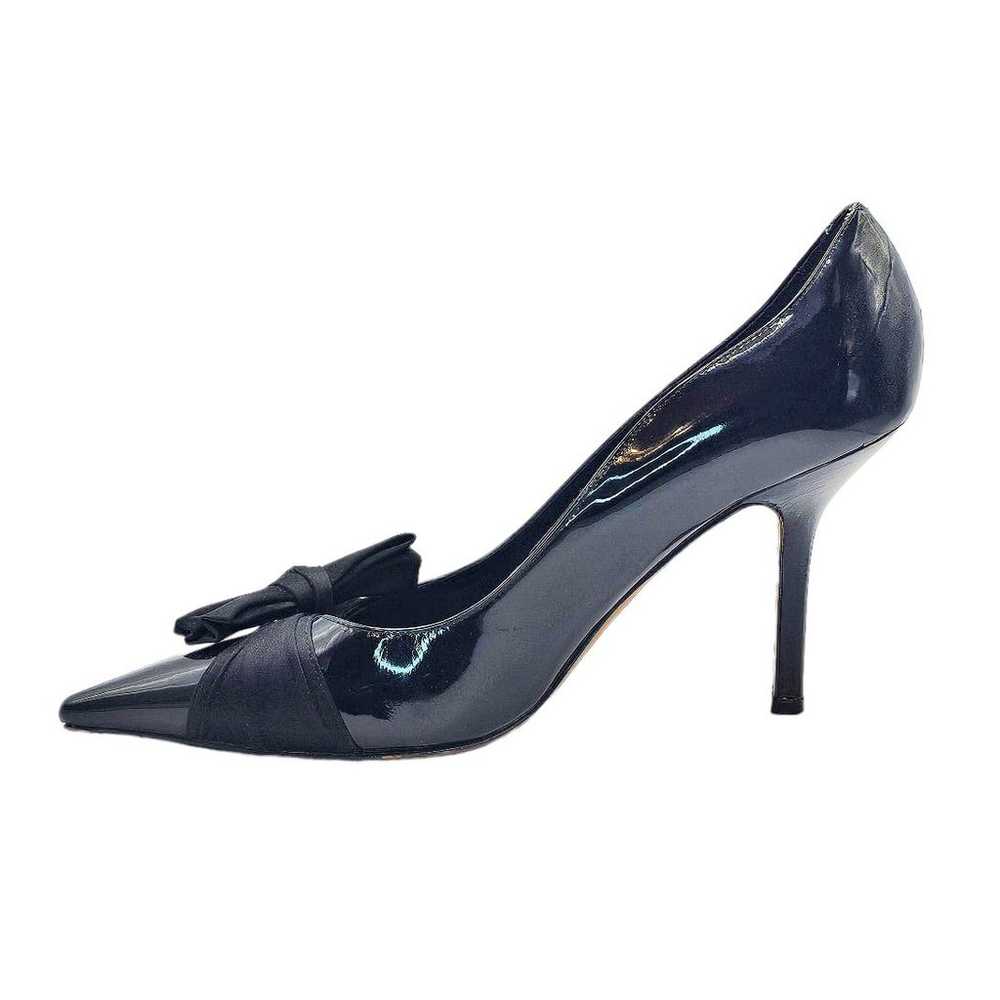 Kate Spade Black Patent Leather High Heel Pump wi… - image 2