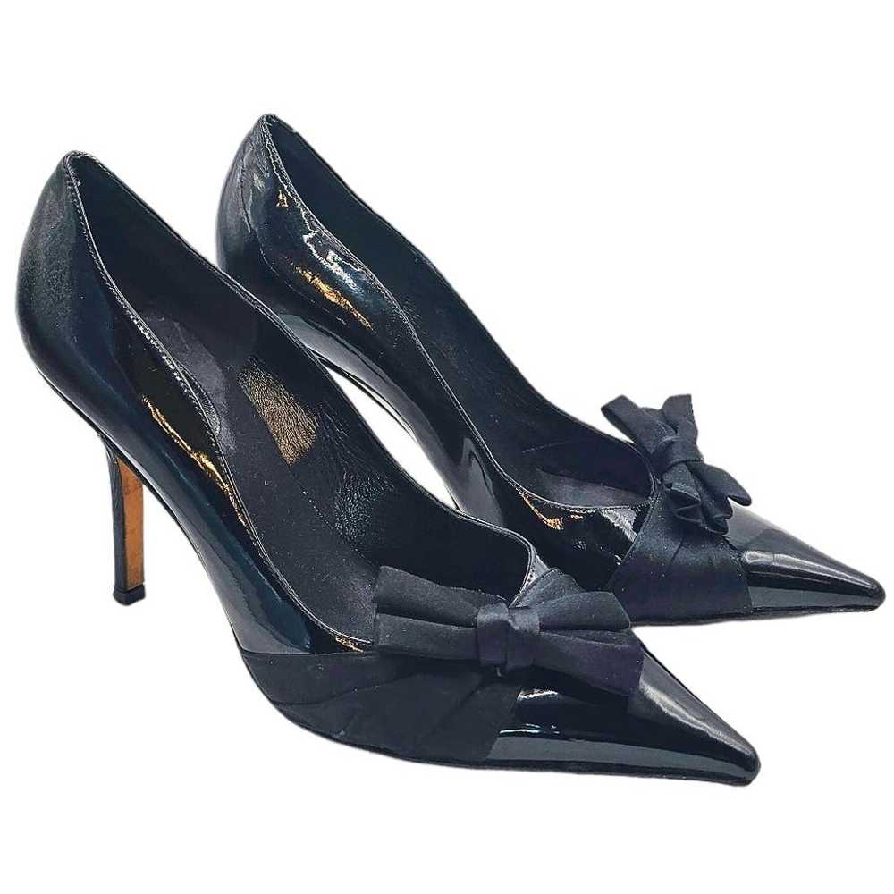 Kate Spade Black Patent Leather High Heel Pump wi… - image 3