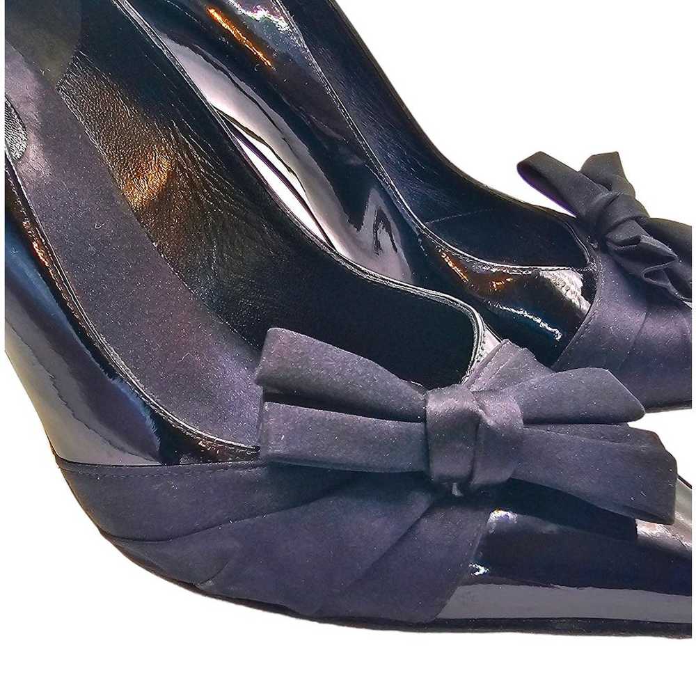 Kate Spade Black Patent Leather High Heel Pump wi… - image 4