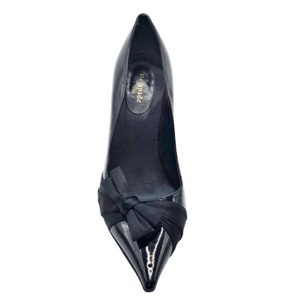 Kate Spade Black Patent Leather High Heel Pump wi… - image 5