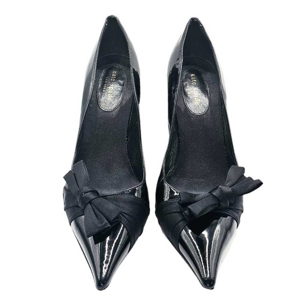 Kate Spade Black Patent Leather High Heel Pump wi… - image 6