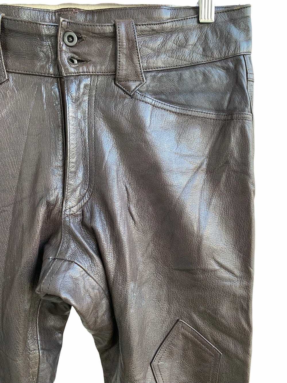 Branded Leather × Genuine Leather × Other Vintage… - image 10