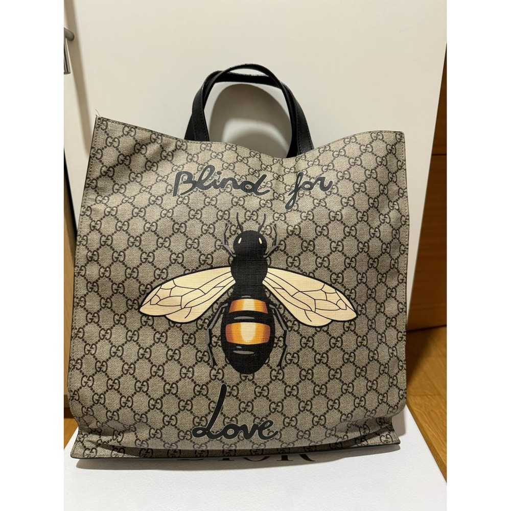 Gucci Bestiary tote leather tote - image 2