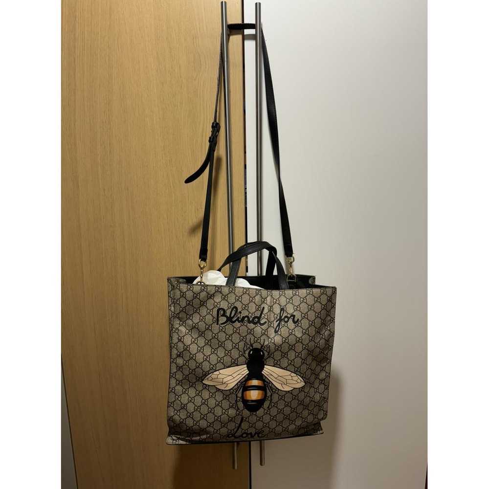 Gucci Bestiary tote leather tote - image 7