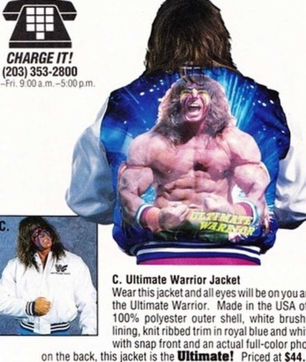 Chalk Line × Vintage × Wwf 1989 Ultimate Warrior … - image 3