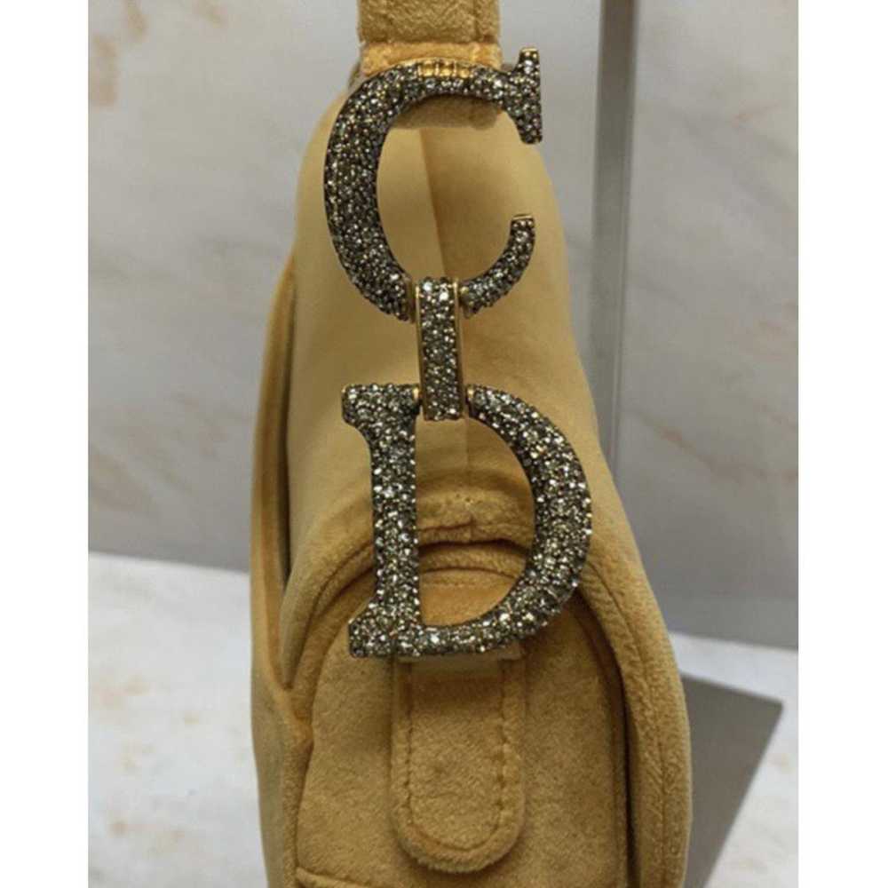 Dior Saddle velvet handbag - image 5