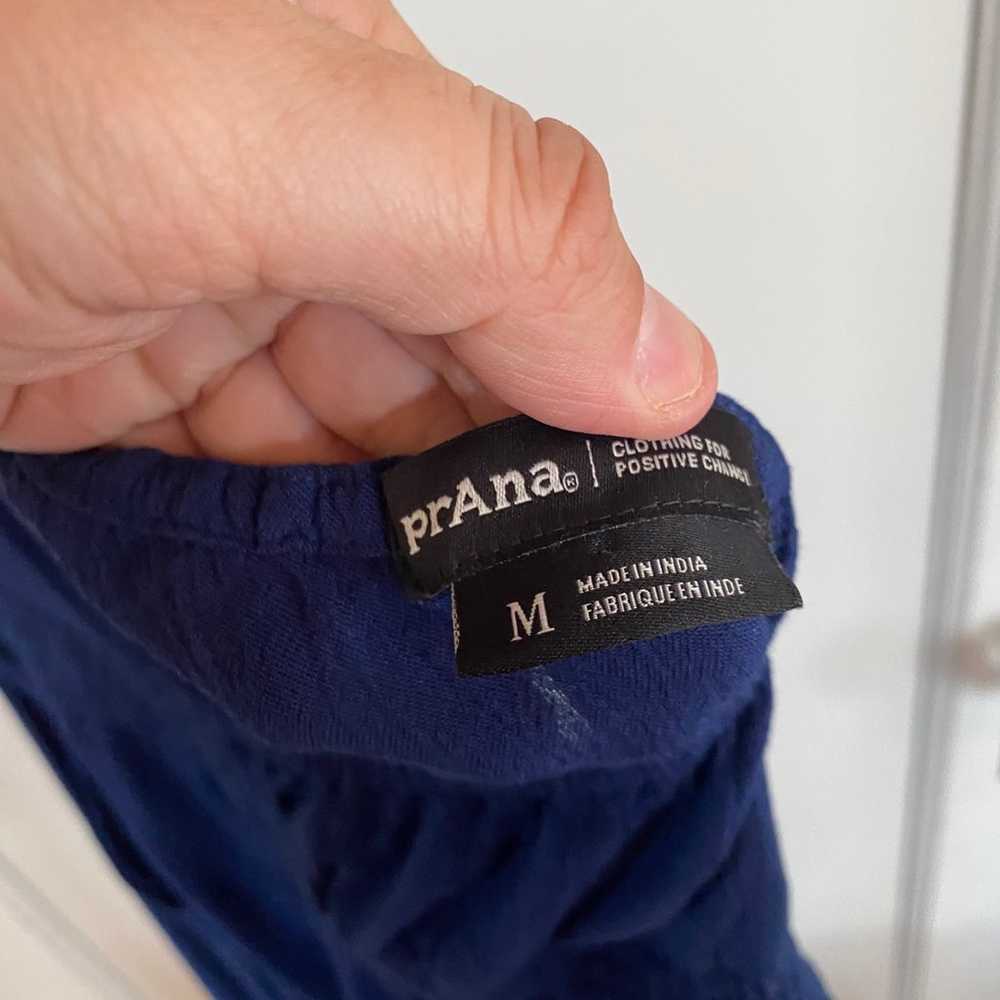Prana navy blue halter jumpsuit size medium. - image 6