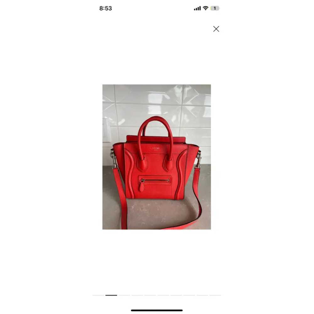 Celine Luggage leather mini bag - image 5