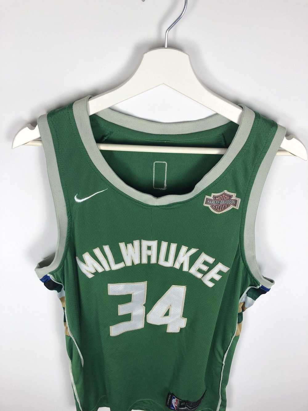 NBA × Nike × Vintage Nike x NBA Milwaukee 34 Jers… - image 2