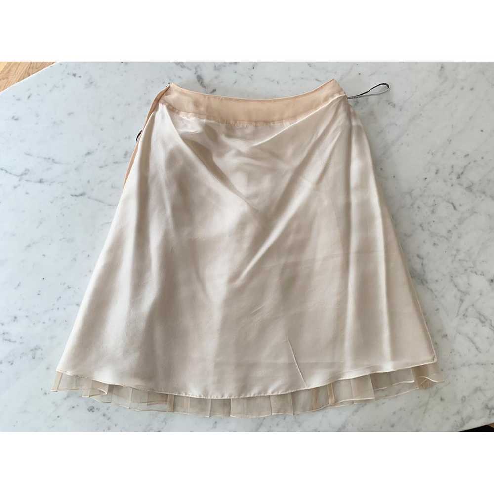 Celine Silk mid-length skirt - image 5