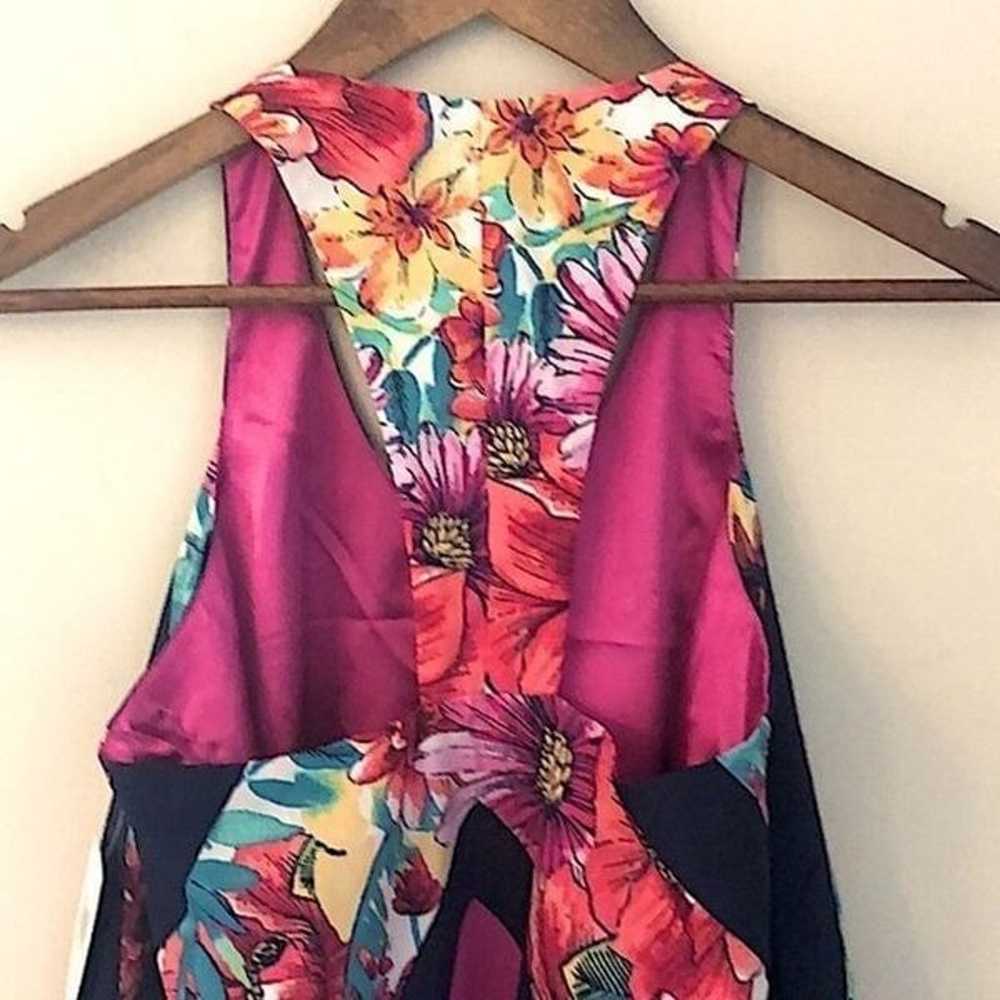 Muse sleeveless midi dress boho multicolored flor… - image 3