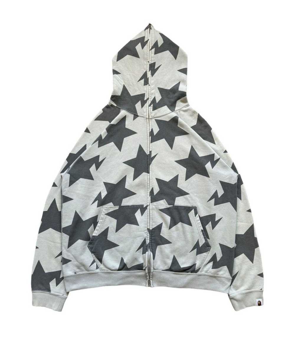 Bape A Bathing Ape 2009 Bapesta Zip-Up Hoodie - image 2