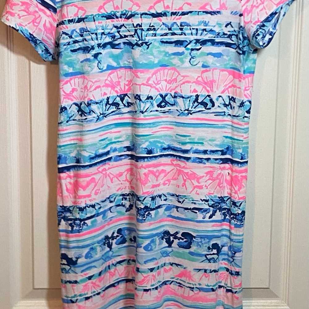 Women’s Lilly Pulitzer Marlowe Tshirt dress size … - image 2