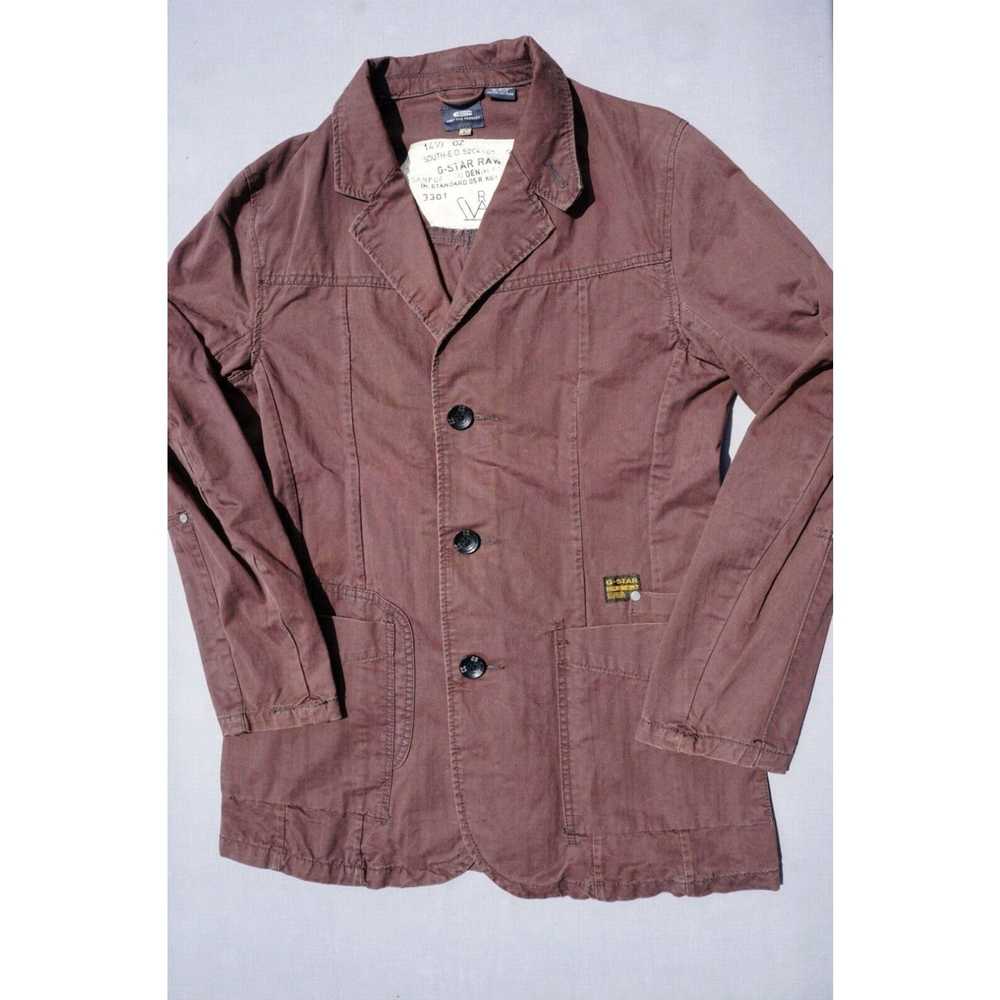 Vintage G-Star Raw 3 Button 3301 Long Jacket Roya… - image 2