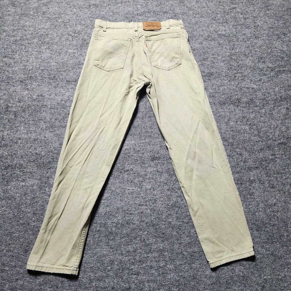 Levi's LEVI Pants Men's Size W31 L30 550 Beige Re… - image 2