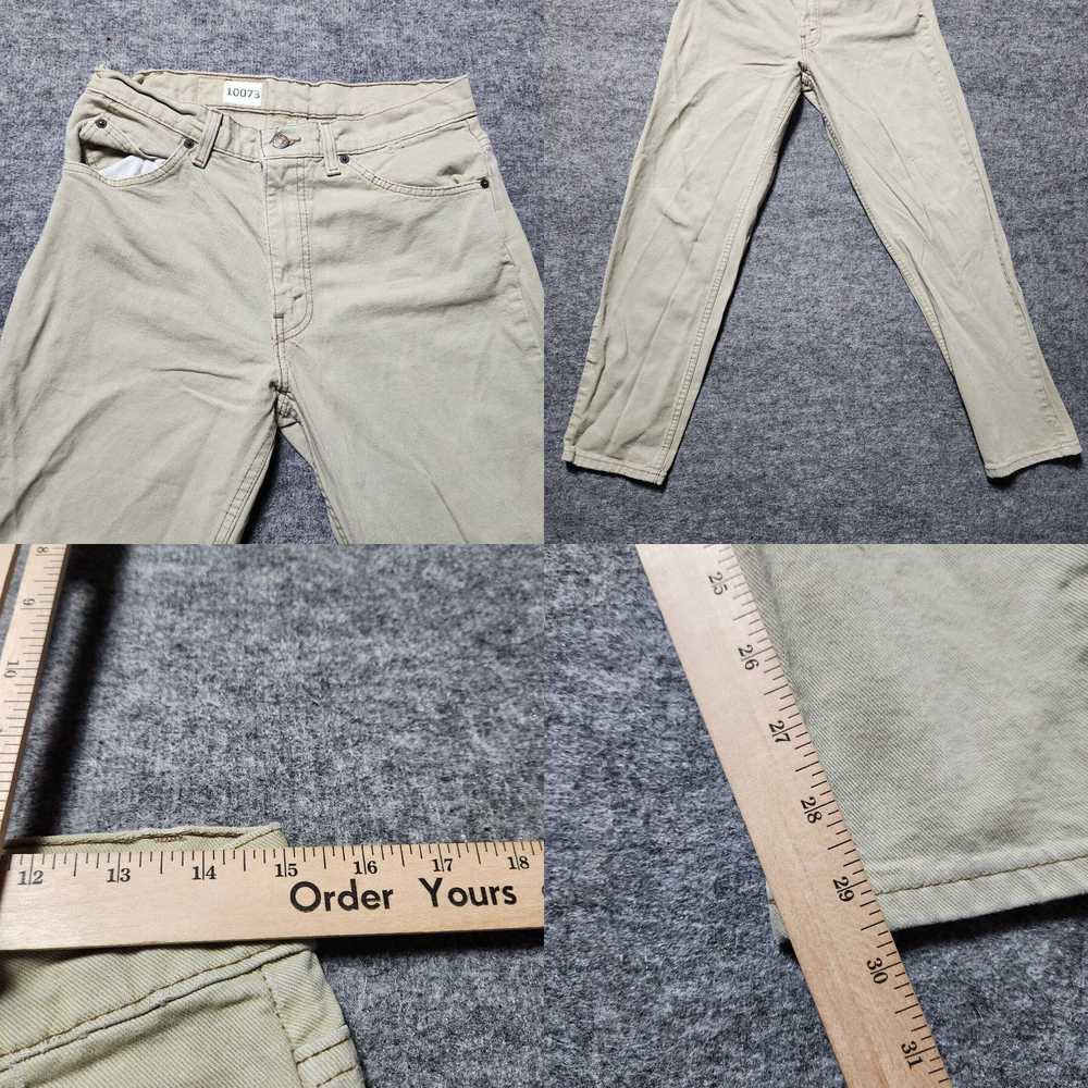 Levi's LEVI Pants Men's Size W31 L30 550 Beige Re… - image 4