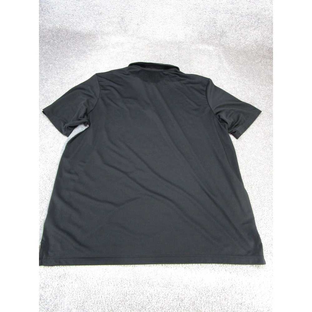 Adidas Adidas Polo Shirt Mens Xl Gray Striped Cli… - image 3