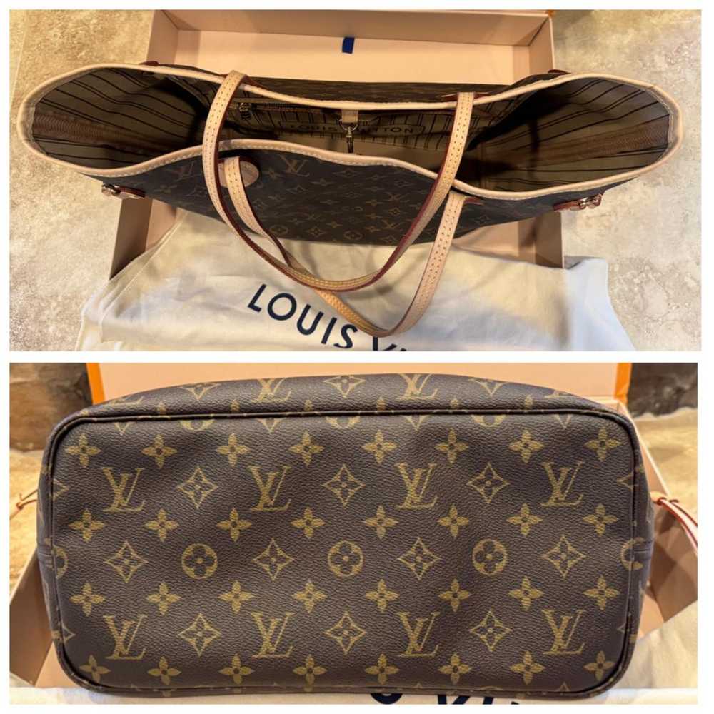 Louis Vuitton Neverfull leather tote - image 5