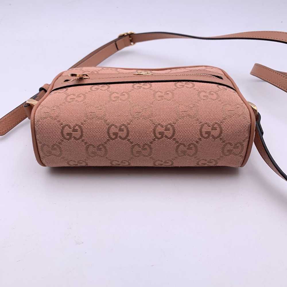 Gucci GUCCI Pink Monogram Canvas Mini Ophidia Cro… - image 5