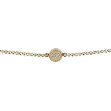 CHANEL CC Round Button Choker Necklace