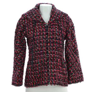 CHANEL WomenÃ¢â¬â¢s Collared Zip Jacket Tweed