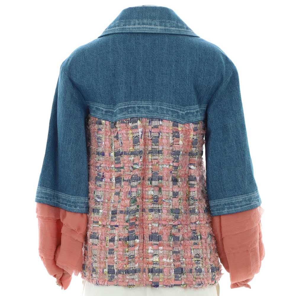 CHANEL Women's Two-Pocket Zip Jacket Denim with T… - image 2