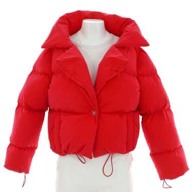 CHANEL Women's Pointed Collar Puffer Jacket Quilt… - image 1