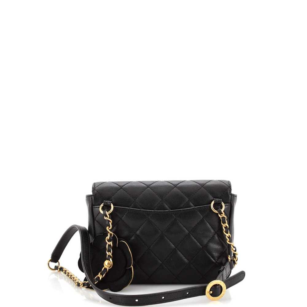 CHANEL Private Affair Camellia Flap Bag Quilted L… - image 3